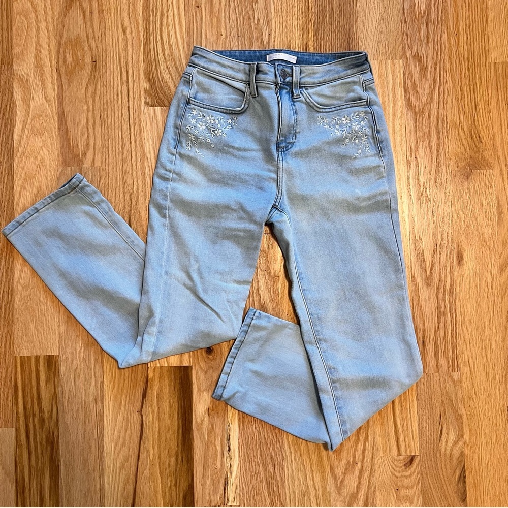 Embroidered Jeans size 2